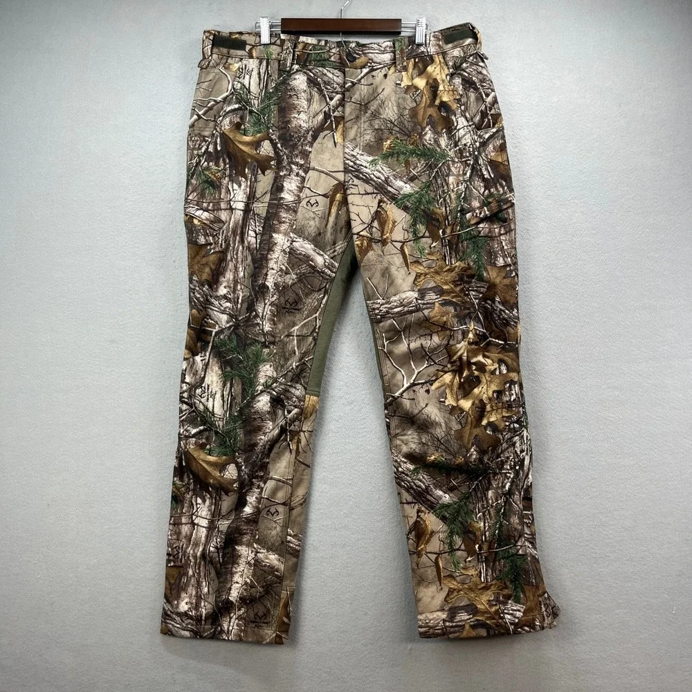 Carhartt Hunting Pants Mens XL Buckfield Realtree Xtra Camo Fleece Lined Outdoor